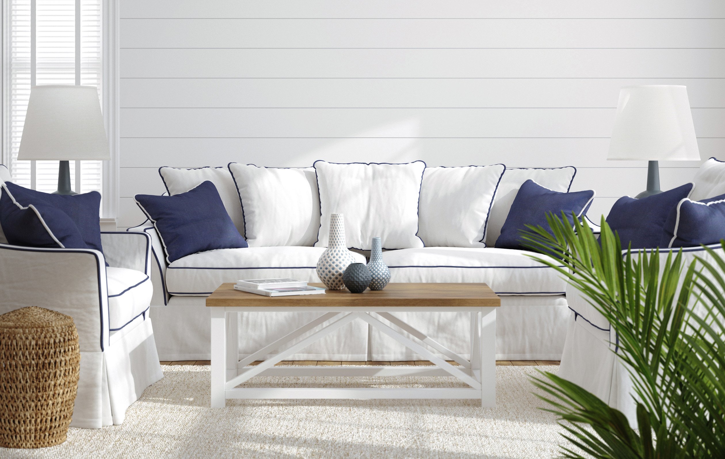 Hero Gallery Module_ Blue and White Living Room